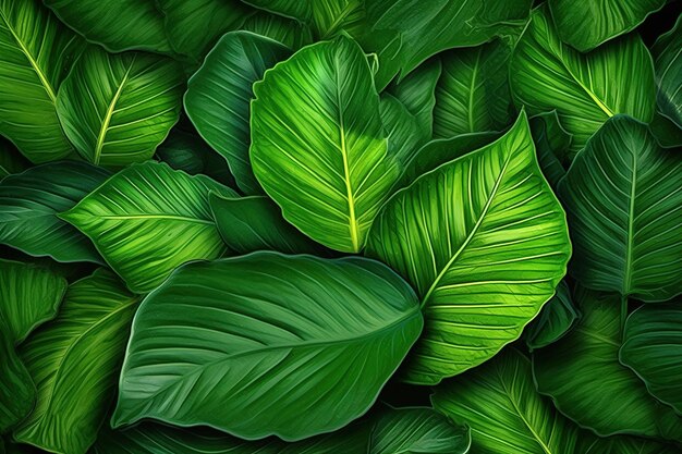 Foto la textura de una hoja de árbol la textura macro del follaje la hoja de fondo de un árbol