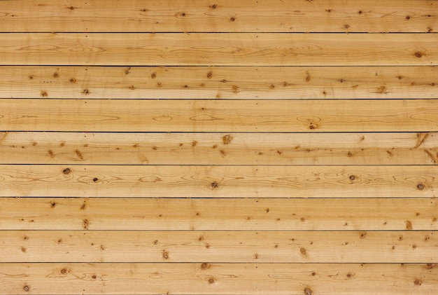 Textura horizontal de la pared de los paneles de madera marrón.