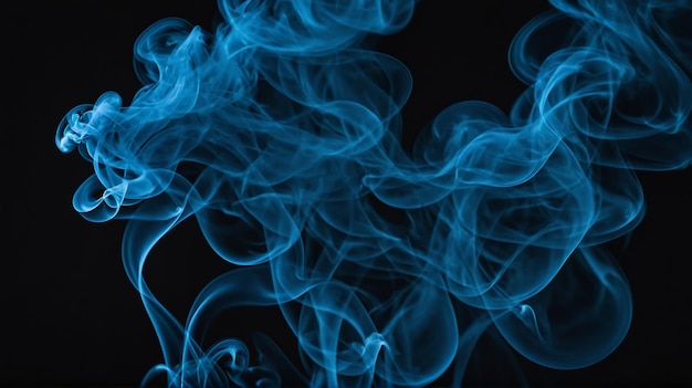 Textura de humo azul