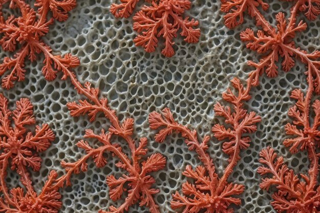 Foto textura intrincada do coral