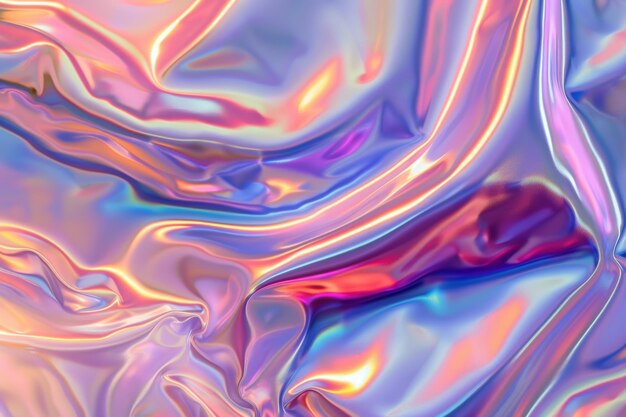 Textura de lámina de arco iris de moda sin costuras fondo de mármol de unicornio pastel holográfico suave