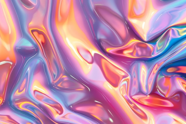 Textura de lámina de arco iris de moda sin costuras fondo de mármol de unicornio pastel holográfico suave
