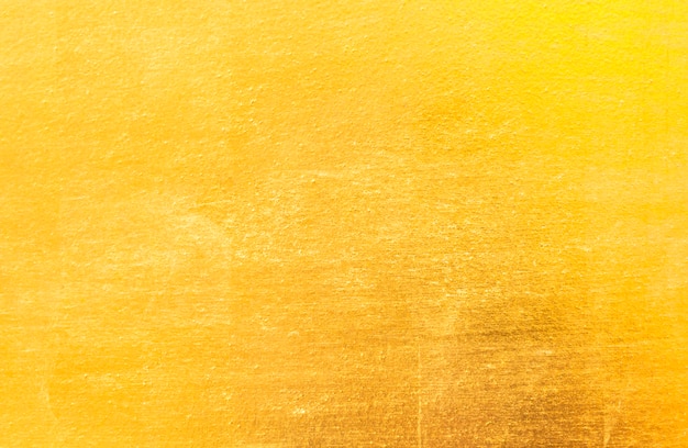 Textura de lámina de oro de hoja amarilla brillante