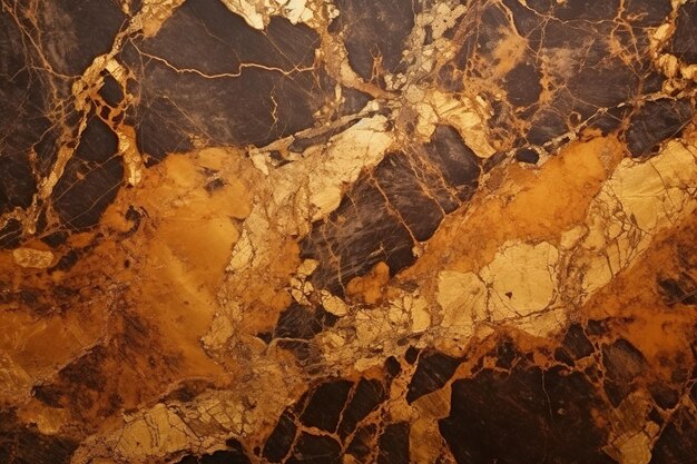 Textura de la lámina de oro de mármol