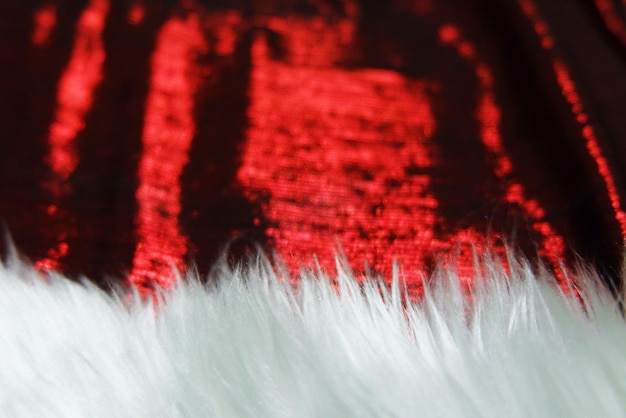 Textura de lana blanca y fondos de terciopelo rojo para los fondos de pantalla y el diseño gráfico del Día de Año Nuevo de Navidad Hay espacio para el texto