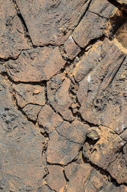 Textura de lava seca