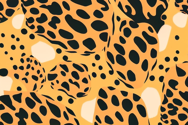 Textura de leopardo minimalista IA generativa