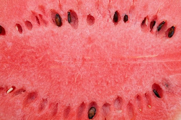 Foto textura linda melancia vermelha madura para o fundo