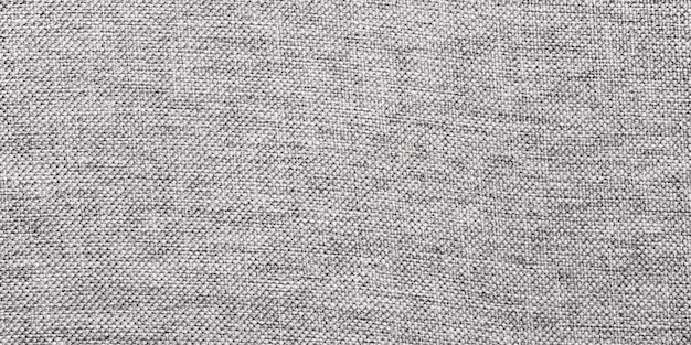 Textura de lino de fondo de tela gris de textil natural