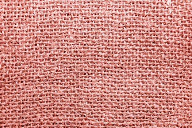 Textura de lino puro rosa.