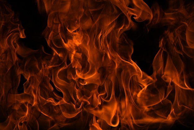 Textura de llama de fuego Blaze para fondo de banner