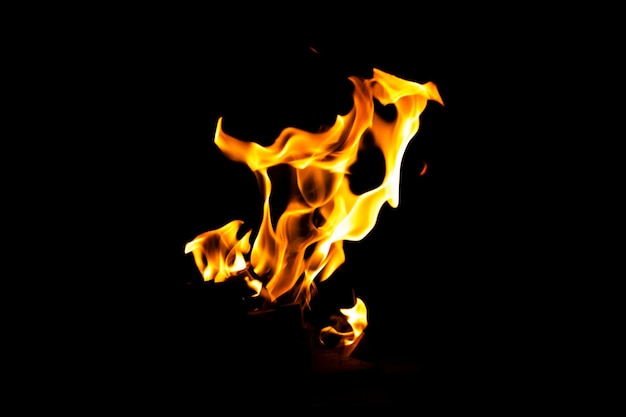 Textura de la llama del fuego Fondo de material ardiente Patrón de efecto de quema Papel de pared de llamas y antorchas Fondo de calor y neblina