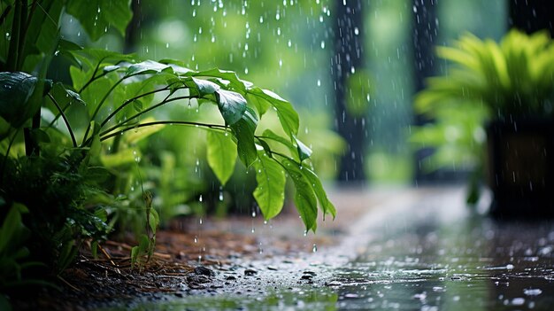 la textura de la lluvia imagen fotográfica creativa de alta definición