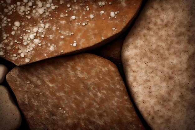 Textura macro de piedra marrón