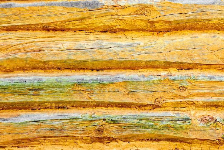 Foto textura, madeira, parede, pode ser usado como pano de fundo. textura de madeira com arranhões e rachaduras