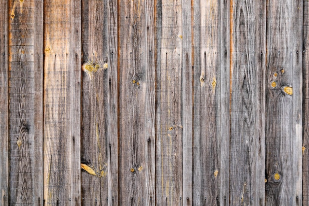 Textura de madera antigua fachada valla fondo natural madera con tablones marrón horizontal