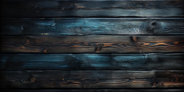 Textura de madera azul negra madera vieja pintada oscura tablas ásperas fondo rústico oscuro con espacio para el diseño