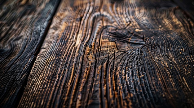 Textura de madera envejecida de primer plano Patrones y granos naturales