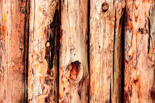Textura, madera, fondo de pared. Textura de madera con arañazos y grietas.