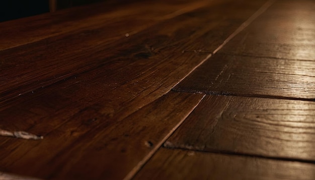 Textura de madera con grano natural y patrón áspero en una superficie de tabla marrón