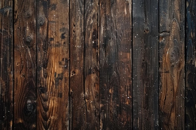 Textura de madera marrón oscura con arañazos como fondo