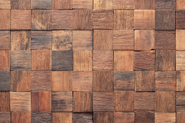 Textura de madera marrón de paneles decorativos de pared o piso