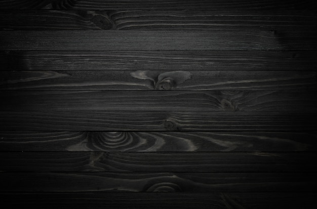 Textura de madera negra