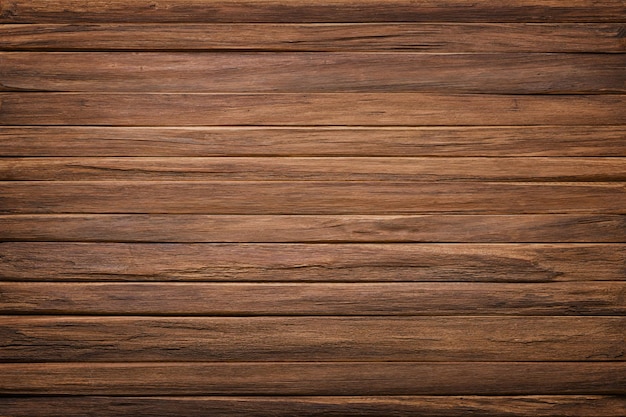 Textura de madera oscura con fondo de tablero vintage patrón natural