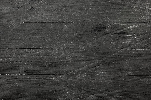 Foto textura de madera oscura negra