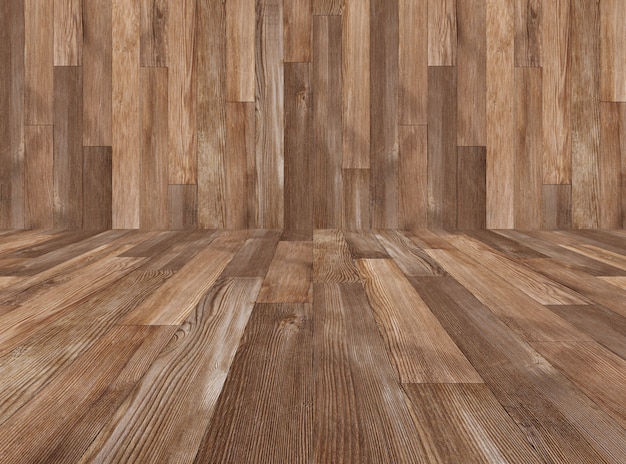 Textura de madera, paneles de madera de pared y piso