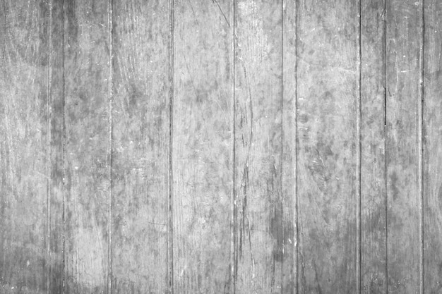 Textura de madera de la pared en fondo rústico blanco y negro.