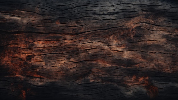 Foto la textura de la madera quemada el fondo del papel tapiz de madera rústico viejo quemado grunge superficie oscura