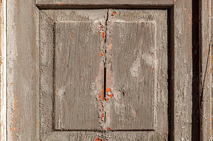 Foto textura de madera seca cortada con grietas