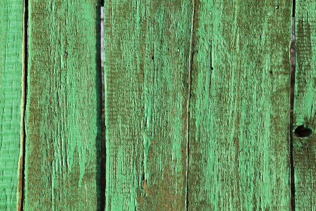 Textura de madera verde vieja de cerca