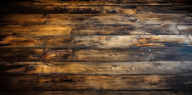 Textura de madera vieja capturada en estilo de fotografía de mesa para un atractivo artístico y rústico IA generativa