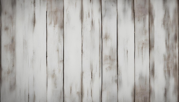 textura de madera vieja fondo grunge angustiado pintura blanca rayada en tablones de pared de madera