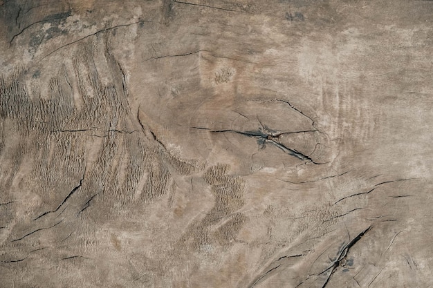 Textura de madera vieja con grietas y nudos. Vista superior. Copiar, espacio vacío para texto