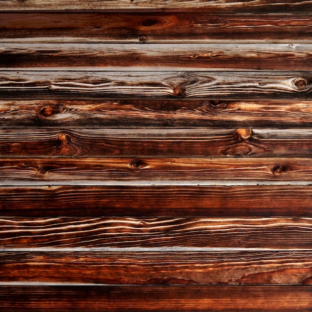 Textura de madera vieja marrón de cerca