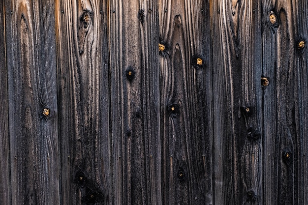 textura de madera vieja negro oscuro