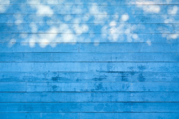 Textura de madera vieja de tablón de color azul abstracto para el fondo