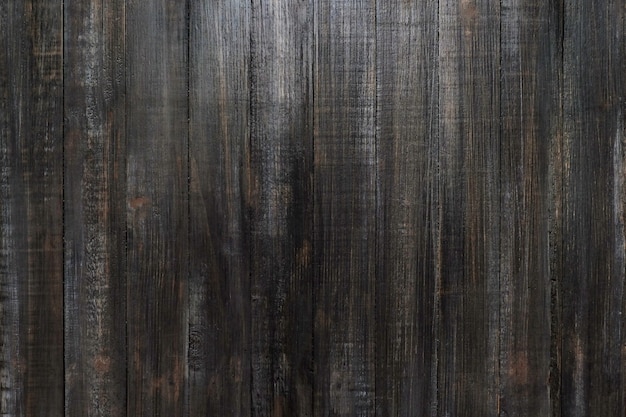 Textura de madera vintage negro, detalle de cerca