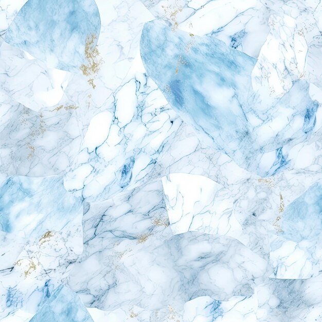 Foto textura de mármol azul claro y azulejos blancos, generados por ia