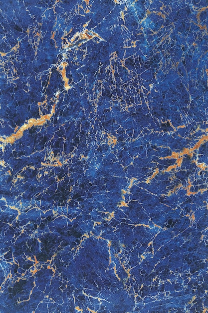 Textura de mármol dorado azul