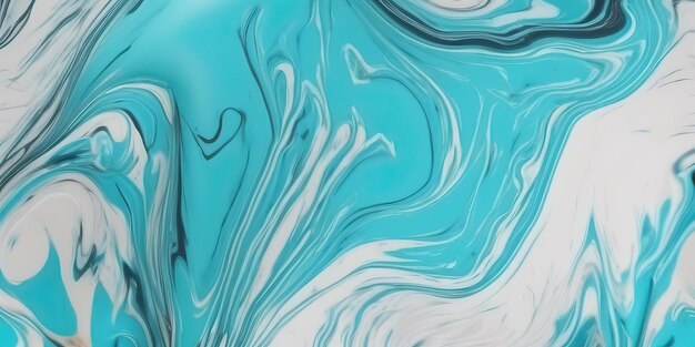 Textura de mármol Marbling Fluido que fluye Arte de fondo Splash Diy Colores fluidos Oro Azul Negro