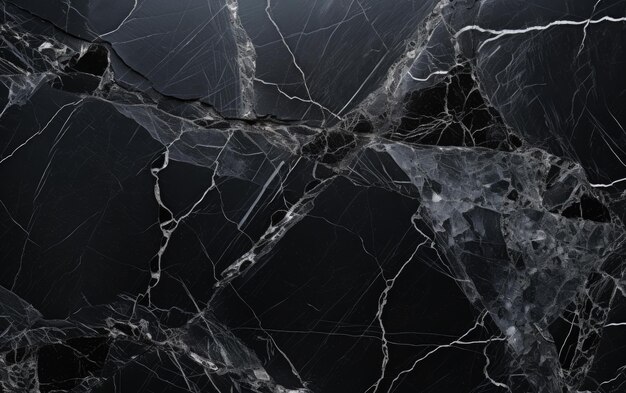 Foto textura de mármol de medianoche de nero marquina