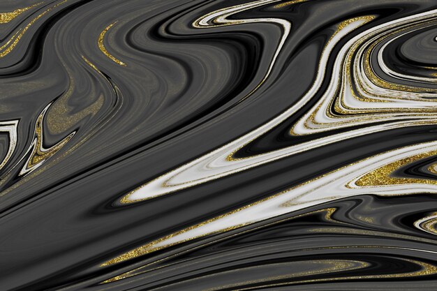 Textura de mármol negro y dorado