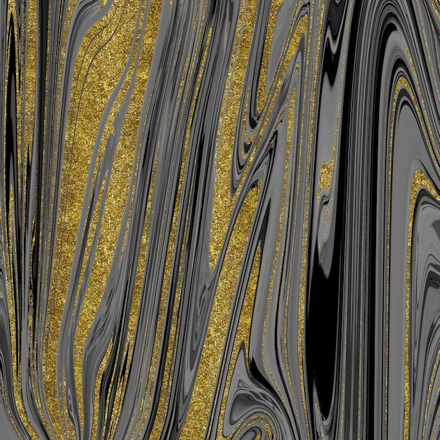 Textura de mármol negro y dorado