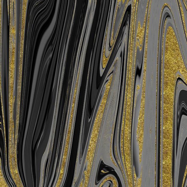 Textura de mármol negro y dorado