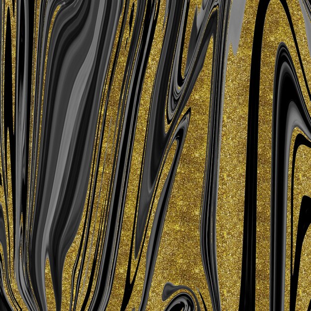 Textura de mármol negro y dorado