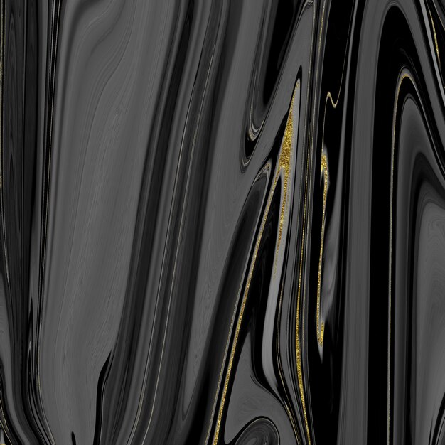 Textura de mármol negro y dorado